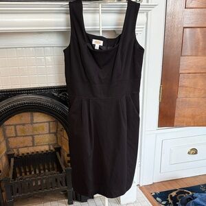 Talbots Classic Ponte  Black Midi Dress- worn about 5 times